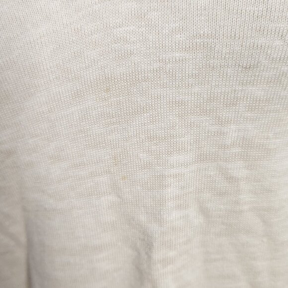 Sandro Women's Long Sleeve Lace Trim Tee - Cream - Picture 10 of 10